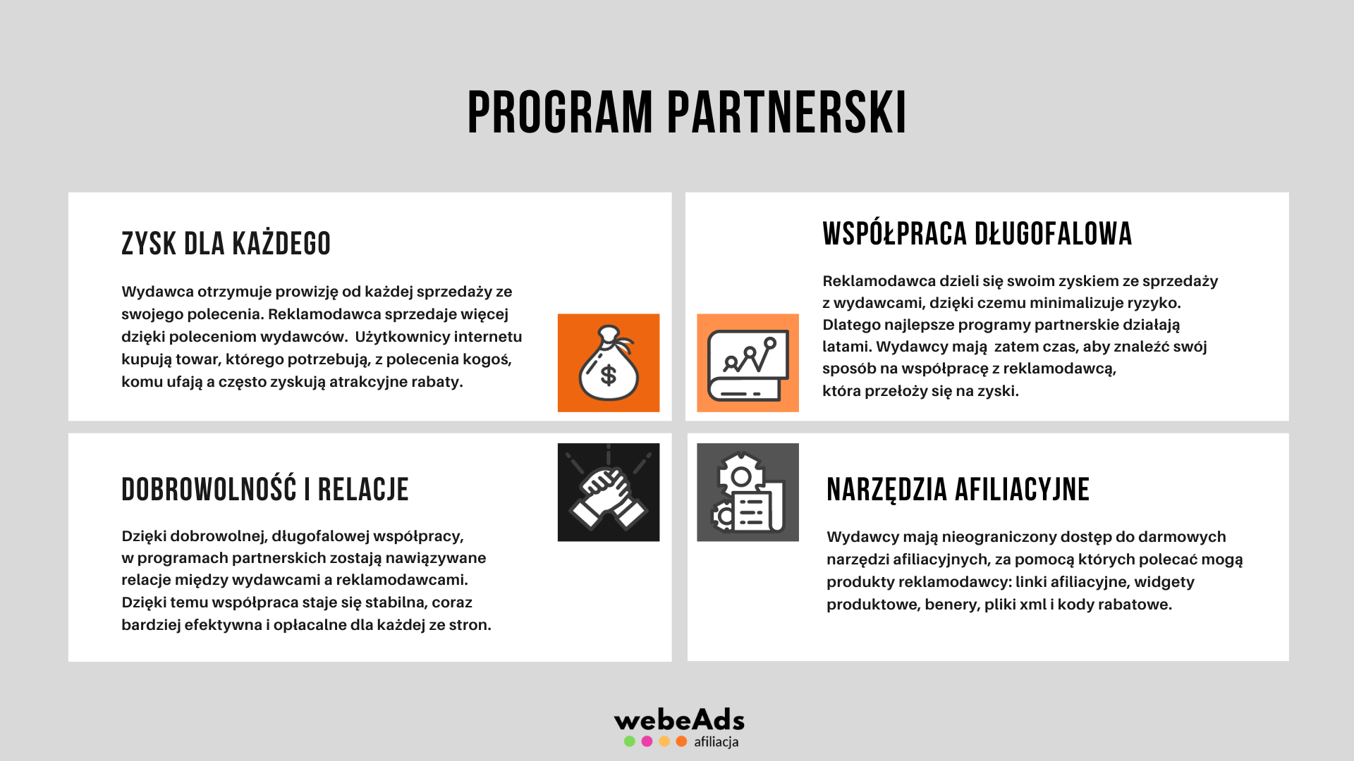 reklamodawca i jego korzyści z programu partnerskiego