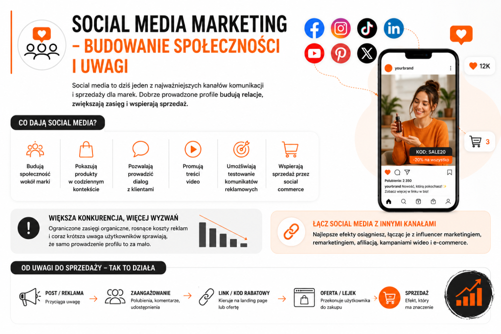 social media marketing - budowanie społeczności i uwagi